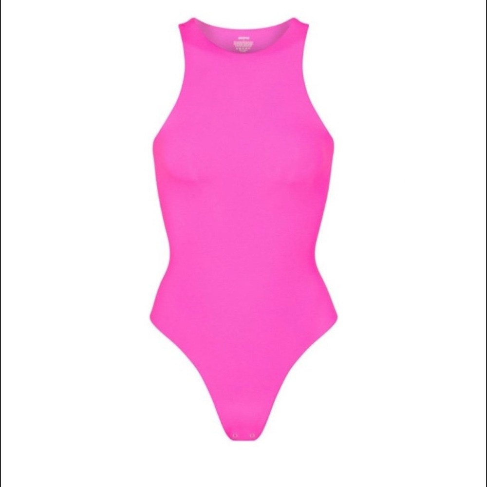 SKIMS Hot Pink Bodysuit NWT